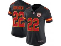 Nike Robert Golden Limited Black Women's Jersey - NFL Kansas City Chiefs #22 Rush Vapor Untouchable
