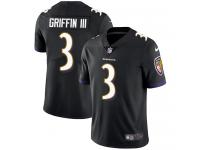 Nike Robert Griffin III Elite Black Alternate Youth Jersey - NFL Baltimore Ravens #3 Vapor Untouchable