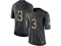 Nike Robert Griffin III Limited Black Men's Jersey - NFL Baltimore Ravens #3 2016 Salute to Service