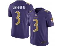 Nike Robert Griffin III Limited Purple Youth Jersey - NFL Baltimore Ravens #3 Rush Vapor Untouchable