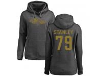Nike Ronnie Stanley Ash One Color Women's - NFL Baltimore Ravens #79 Pullover Hoodie