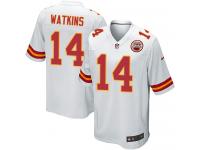 Nike Sammy Watkins Game White Road Men's Jersey - NFL Kansas City Chiefs #14