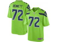 Nike Seahawks #72 Michael Bennett Green Men Stitched NFL Limited Rush Jersey