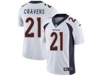 Nike Su'a Cravens Limited White Road Men's Jersey - NFL Denver Broncos #21 Vapor Untouchable