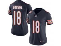 Nike Taylor Gabriel Limited Navy Blue Home Women's Jersey - NFL Chicago Bears #18 Vapor Untouchable