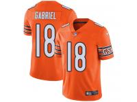 Nike Taylor Gabriel Limited Orange Men's Jersey - NFL Chicago Bears #18 Rush Vapor Untouchable