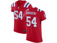 Nike Tedy Bruschi Elite Red Alternate Men's Jersey - NFL New England Patriots #54 Vapor Untouchable