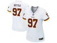 Nike Tim Settle Washington Redskins Women's Game White Jersey