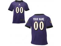 Nike Toddler Baltimore Ravens Customized Team Color Game Jersey