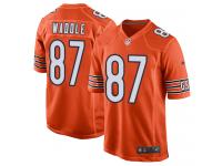 Nike Tom Waddle Game Orange Alternate Men's Jersey - NFL Chicago Bears #87