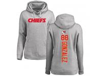 Nike Tony Gonzalez Ash Backer Women's - NFL Kansas City Chiefs #88 Pullover Hoodie
