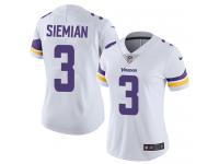Nike Trevor Siemian Limited White Road Women's Jersey - NFL Minnesota Vikings #3 Vapor Untouchable