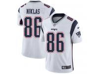 Nike Troy Niklas Limited White Road Youth Jersey - NFL New England Patriots #86 Vapor Untouchable