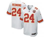 Nike Will Redmond Game White Road Men's Jersey - NFL Kansas City Chiefs #24