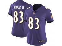 Nike Willie Snead IV Limited Purple Home Women's Jersey - NFL Baltimore Ravens #83 Vapor Untouchable