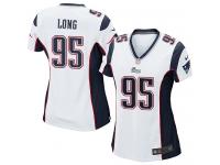 Nike Women's Chris Long Game White Road Jersey - New England Patriots NFL #95