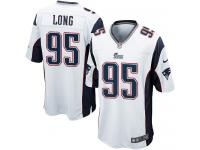 Nike Youth Chris Long Game White Road Jersey - New England Patriots NFL #95