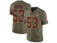 Nike Zach Brown Limited Olive Youth Jersey - NFL Washington Redskins #53 2017 Salute to Service