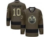 Oilers #10 Esa Tikkanen Green Salute to Service Stitched NHL Jersey