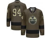 Oilers #94 Ryan Smyth Green Salute to Service Stitched NHL Jersey