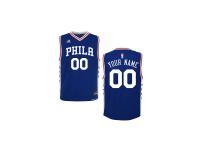 Philadelphia 76ers adidas Toddler Custom Replica Road Jersey - Royal