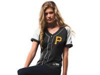 Pittsburgh Pirates Majestic Women's Fashion Replica Jersey - Black