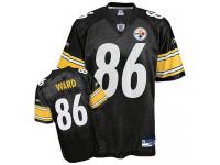 Pittsburgh Steelers Hines Ward Youth Home Jersey - Throwback Black Reebok NFL #86 Replica