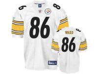 Pittsburgh Steelers Hines Ward Youth Road Jersey - Throwback White Reebok NFL #86 Authentic