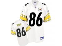 Pittsburgh Steelers Hines Ward Youth Road Jersey - Throwback White Reebok NFL #86 Premier