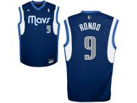 Rajon Rondo Dallas Mavericks adidas Replica Alternate Jersey - Navy Blue