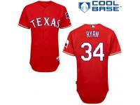 Red Nolan Ryan Men #34 Majestic MLB Texas Rangers Cool Base Alternate Jersey