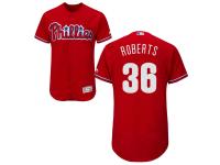 Red Robin Roberts Men #36 Majestic MLB Philadelphia Phillies Flexbase Collection Jersey