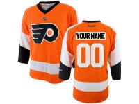 Reebok Philadelphia Flyers Toddler Replica Home Custom Jersey - Orange