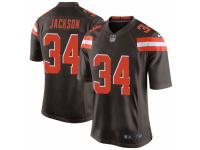 Robert Jackson Men's Cleveland Browns Nike Team Color Jersey - Game Brown