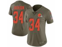 Robert Jackson Women's Cleveland Browns Nike 2017 Salute to Service Jersey - Limited Green