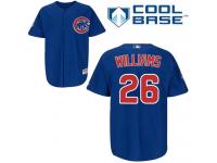 Royal Blue Billy Williams Men #26 Majestic MLB Chicago Cubs Cool Base Alternate Jersey