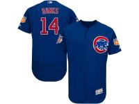 Royal Blue Ernie Banks Men #14 Majestic MLB Chicago Cubs Flexbase Collection Jersey