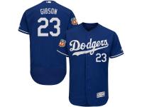 Royal Blue Kirk Gibson Men #23 Majestic MLB Los Angeles Dodgers Flexbase Collection Jersey