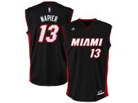 Shabazz Napier Miami Heat adidas Road Replica Jersey C Black