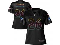 Sony Michel Women's Game Black Jersey