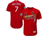 St.Louis Cardinals #7 Matt Holliday Red Flexbase Authentic Collection Stitched Baseball Jersey