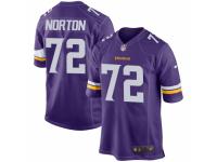 Storm Norton Men's Minnesota Vikings Nike Team Color Jersey - Game Purple