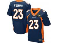 Super Bowl 50 Men Nike NFL Denver Broncos #23 Ronnie Hillman Authentic Elite Navy Blue Jersey