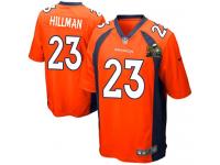 Super Bowl 50 Men Nike NFL Denver Broncos #23 Ronnie Hillman Home Orange Game Jersey