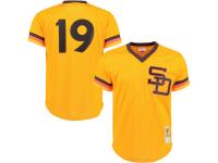 Tony Gwynn San Diego Padres Mitchell & Ness 1982 Authentic Cooperstown Collection Mesh Batting Practice Jersey - Gold