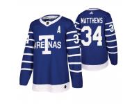Toronto Maple Leafs Auston Matthews Throwback Youth Blue Jersey