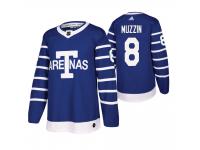 Toronto Maple Leafs Jake Muzzin Throwback Youth Blue Jersey