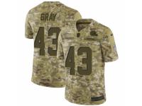 Trayone Gray Men's Cleveland Browns Nike 2018 Salute to Service Jersey - Limited Camo