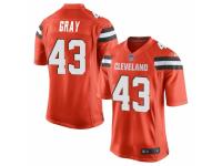 Trayone Gray Men's Cleveland Browns Nike Alternate Jersey - Game Orange