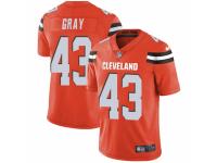 Trayone Gray Men's Cleveland Browns Nike Alternate Vapor Untouchable Jersey - Limited Orange